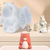 1Pcs Sleeping Bear Design Silicone Cake Molds Mousse Mould Food Grade Dessert Baking Tools Kitchen Supplies Kichen Bakery Diy