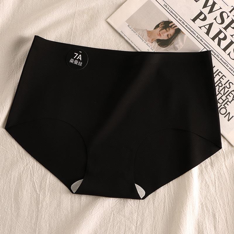 7A Maulbeerseide Nahtlose Mid-Rise Antibakterielle Damenunterwäsche
