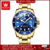 OLEVS 5885 Herrenuhr Luxus Top-Marke Einseitig drehbarer äußerer Ring Design Quarz Uhr für Männer Automatisches Datum Wasserdicht Armbanduhren