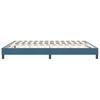 Łóżko Typu Box Spring Bez Materaca Ciemnoniebieskie 180X220 Cm