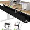 Spacious Hide Cable Management Tray With NonSlip Straps Ventilation Holes For Efficient Wire Management Easy Setups