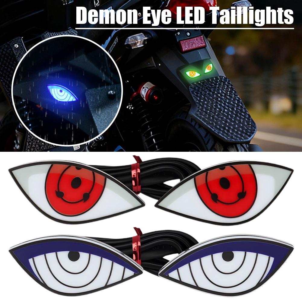 Motorcycle LED Tail Signal Light License Plate Lamp 12V Eagle Eye Headlight Flash Strobe Light for Motor Car Decoration M5L7