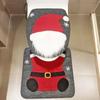5PCS Christmas Toilet Seat Cover Father Christmas Toilet Seat Cover and Rug Christmas Bathroom Accessories Christmas Decoration