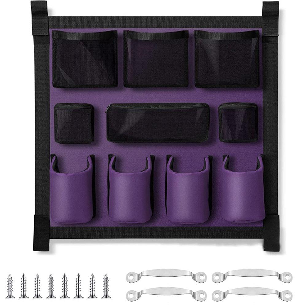 

1 x Purple Horse Trailer Grooming Bag Horse Trailer Organizer + Handles & Screws
