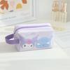 Head Pochacco Polka Dots Pu Travel Storage Bag For Cosmetics And Use Stationery