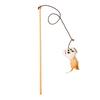 Funny Cat Stick Interactive Toy with Feather Lightweight Cat Teaser Wand Hunting Instinct Activation Cat Teaser Stick for Indoor Cats And Kittens