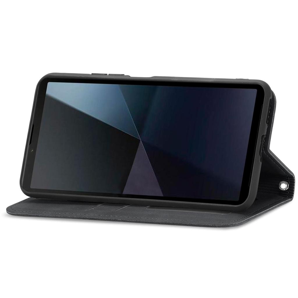 For Sony Xperia 10 VI Case Wallet Stand Function Skin-touch Leather Phone Cover