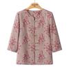 Dünne Damen-Strickjacke/Hemd für Frühling/Sommer (mittleres Alter)