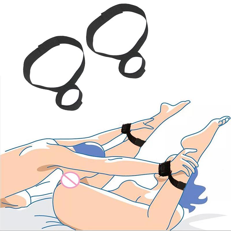 Erotic Women Sexy Bondage Adjustable Handcuffs Anklets Slave Restraint  Adult Sexual Tooy Sexy Body Lingerie Porno Products