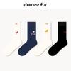 5 Pairs of Female Spring and Summer Trend Cartoon Tube Socks