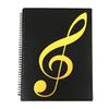 Waterproof Music Binder Spiral-Bound Document Folder Document Holder Sheet Music Folder  Home