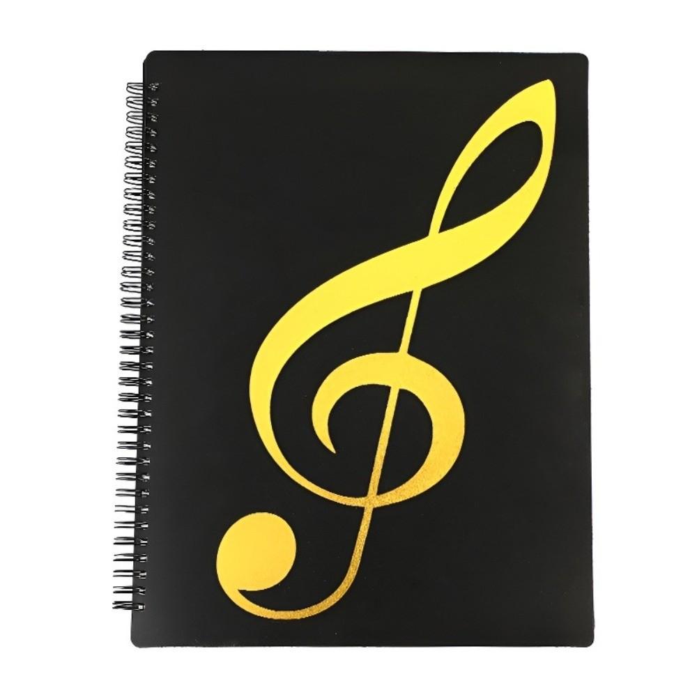 Waterproof Music Binder Spiral-Bound Document Folder Document Holder Sheet Music Folder  Home