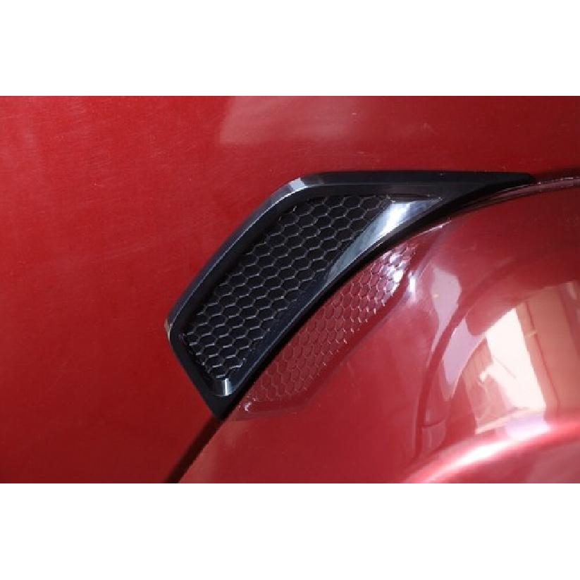 Black Exterior Leaf Plate Fender Panel Cover Trim For Jeep Wrangler JK 2007-2017