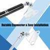 X AUTOHAUX Gas Gas Damper for Furniture Lift Car Hood Load for Universal Gas Spring Hood Damper for Wall Motorcycle Black Metal Mounting Brackets and