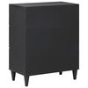 Storage Cabinet Multicolored 60 X 33.5 X 75 Cm Solid Mango Wood