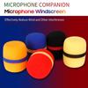 5 Pack Thick Foam Mic Cover Handheld Microphone Windscreen Colorful Microphone Sponge Cover for Karaoke DJ Stage
