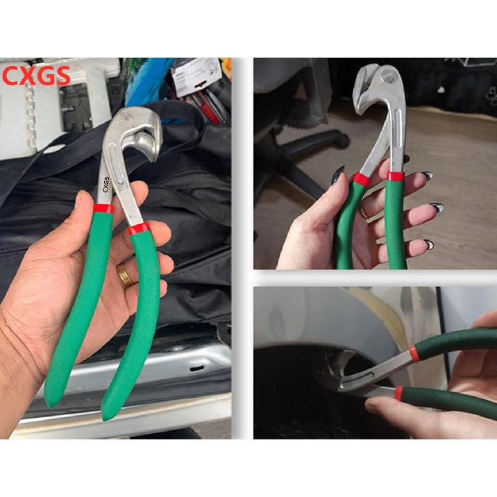 CXGS Paintless Dent Repair Kit Car Door Fender Edge Repair Tool Auto Body Pliers Heavy Duty Car Door Panel Fix Tool Portable Metal Crimp Vise Car