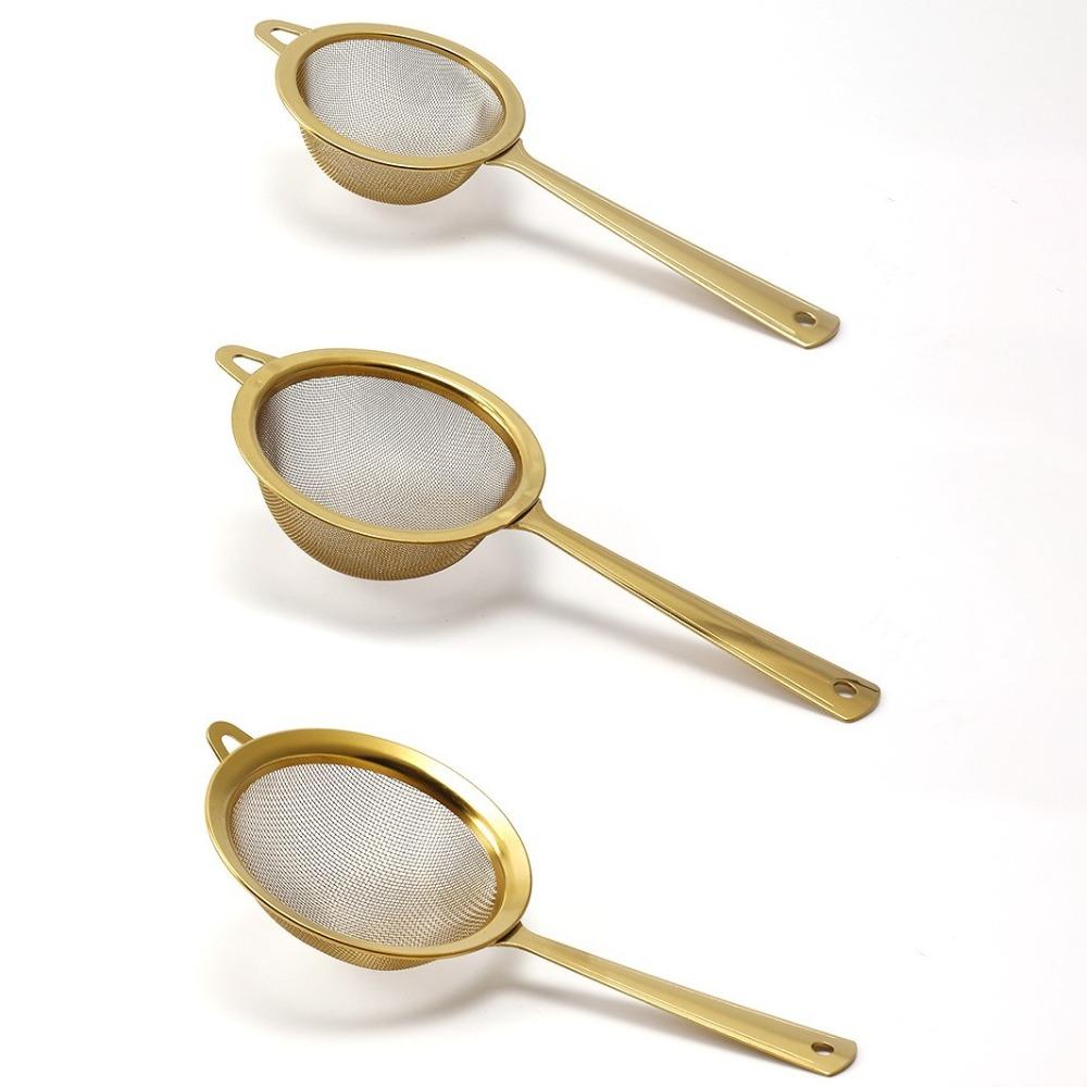 Easy to Clean Fine Mesh Strainer Stainless Steel Tea Strainer New Cocktail Sieve  for Kitchen