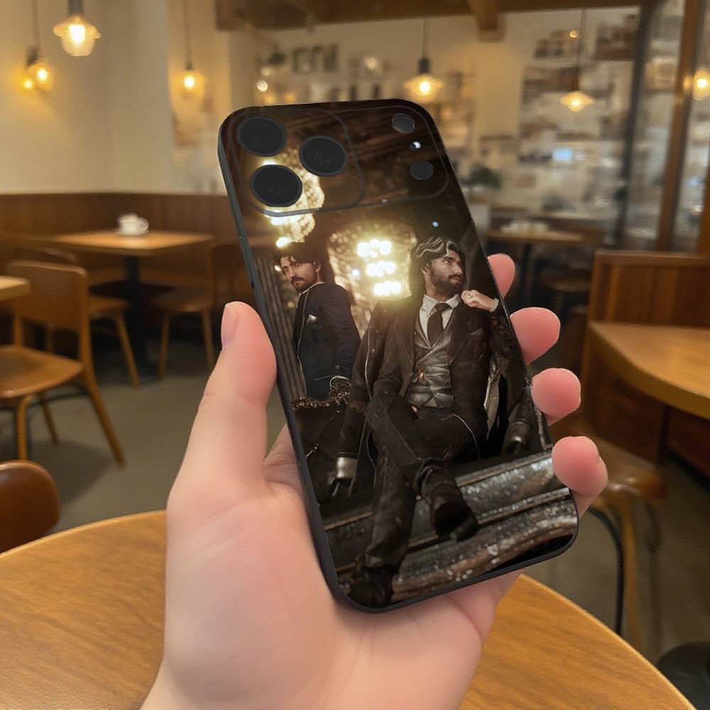 

C-Clair Obscur Expedition 33 Phone Case For iPhone 17,16,15,14,13,12,11,Pro,XS,Max,XR,Plus,E,SE4,Mini Black Soft Cover iPhone12mini