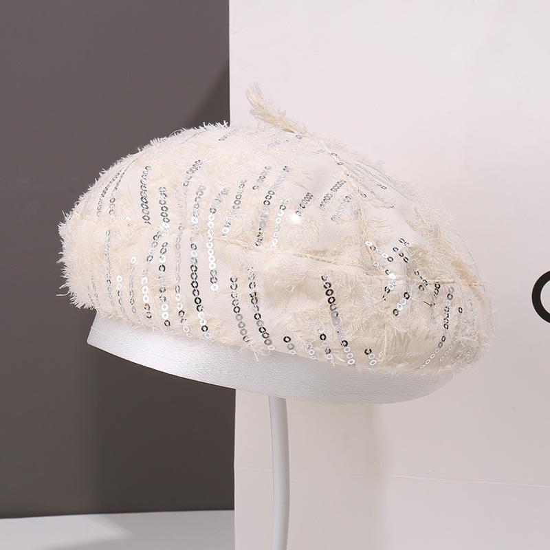 Fashion Autumn and Winter Small Face Big Head Circumference Beret Children Fashion Warm Painter Hat Versatile Newsboy Hat