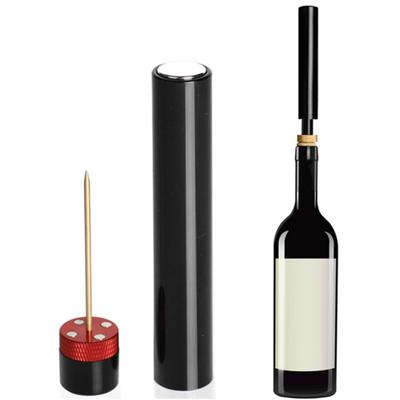 Yousheng Bottle Opener Portable Air Pressure Wine Opener Lipstick Style Easy One-Step Needle Pump Cork Remover for Home Party