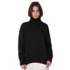 Solid Colour High Neck Sweater Autumn Winter Comfortable Loose Classic Versatile Pullover Sweater Luxurious Relaxed-fit Slimming and Versatile Top