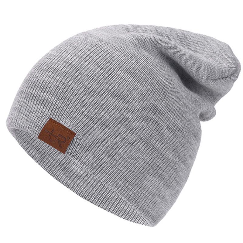 1 Pcs Unisex Beanie Hat Casual Beanie For Men & Women Warm Soft Knitted Hat Stylish Plain Daily Winter Hat