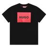 Hugo Childrens/Kids Box Logo Cotton T-Shirt