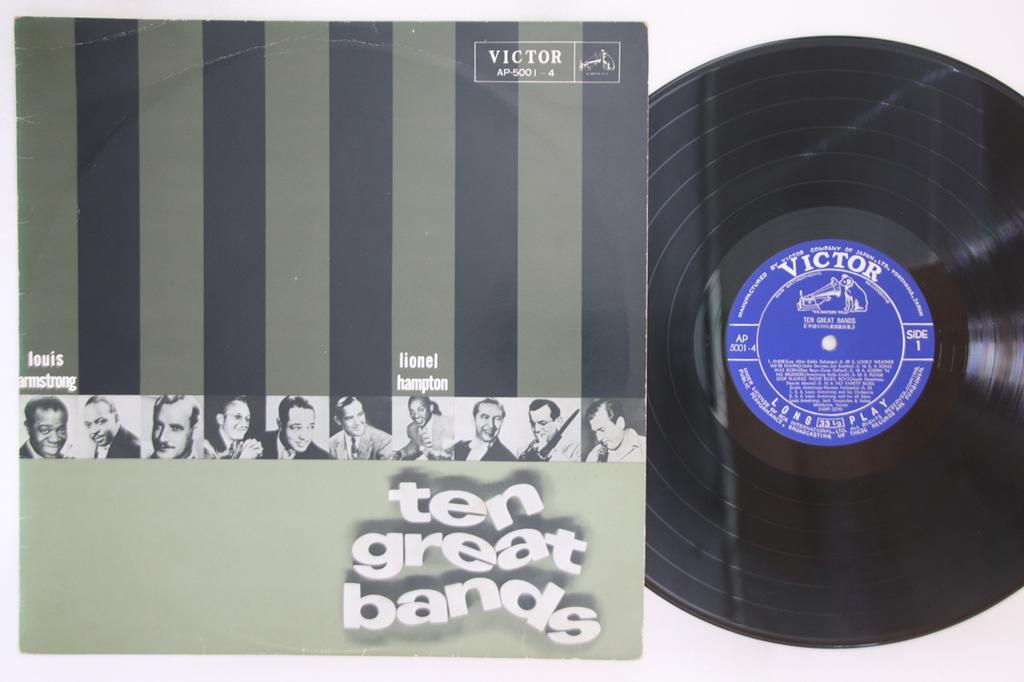 LP Record VARIOUS - Ten Great Bands AP50014 VICTOR Japan Jazz Used