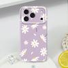 Coque de téléphone simple Marguerite pour iPhone 17 Air 16 16E 15 14 Plus Pro Max Film Coque Rigide