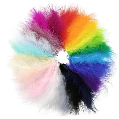 100pcs 10-15cm Fluffy Marabou Plumas  Wedding Party Handicraft Accessories