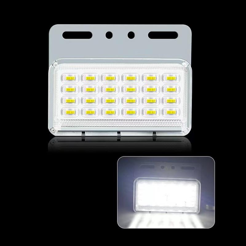 LED Sideblinklys 24V Vandtæt Til Lastbil Trailer Og Bus Bred Sidespejllys Velegnet Til Sideblinklys Og Baglygte Anvendelser