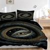 3pc Serpent Universe Cover Set - 1 Quilt Cover + 2 Pillowcases, All Seasons Bedroom Setting, Perfect for Home078