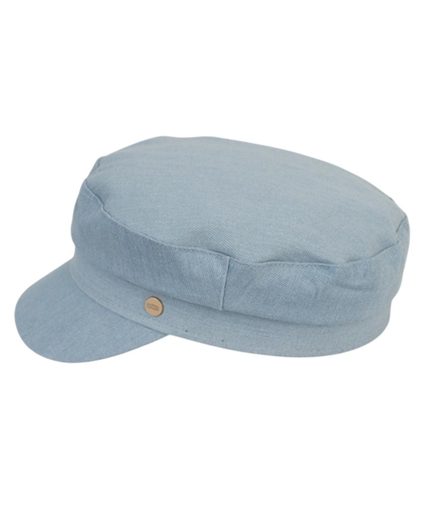 Yunibeosyeolkemiseuteuli Light Denim Logo Marine Cap