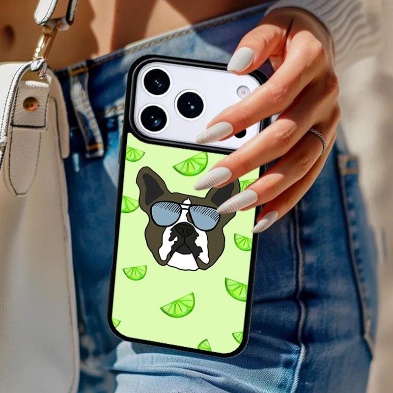 Boston Terrier Dog Phone Case For iPhone 17 Air 14 15 13 12 Max Cover For Apple 14 15 16 16e 11 Pro Max Plus Coque