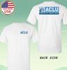 ACLU American Civil Liberties Union Men#039;s White Size S5XL Unisex T-Shirt Graphic Tee