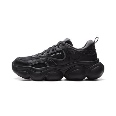 Li Ning Cloud Classic Vielseitige Retro-Mode Dicke Sohle Höhenerhöhend Rebound Rutschfest Abriebfest Leicht Low-Top Freizeitschuhe AGCV324-5
