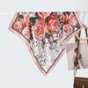 New women's silk scarf high-end velvet versatile simple triangle scarf decorative small scarf hot-selling