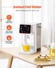 Instant Hot Water Dispenser, Countertop Boiling Water Dispenser with Adjustable 6 Temps & 8 Water Volumes, 101oz(3L) Removable Water Tank, Quick