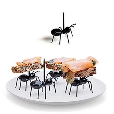 12Pcs/Set Creative Party Ants Series of Toothpicks Industrious Ants Fruit Fork