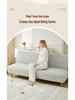 Solid Color 3D Jacquard Foldable Bean Bag Sofa Bed Cover, Non-Slip, Stain-Resistant, Armless Design
