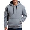 Men's Pullover Hoodie For Spring Trendy Hooded Casual Hoodie