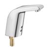 Touchless Bathroom Sink Faucet, Automatic Motion Sensor Restroom Toilet Faucet Cold Water with Single Hole, Battery Operated for 9.5 Mm Pipe