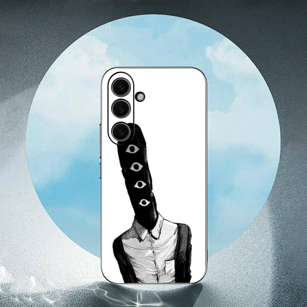 O-Oyasumi Punpun For Samsung Galaxy S23 S24 S25 Ultra S22 Plus S21 Black Soft Case Waterproof Soft Case
