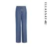 ELLASSAY 2025 S/S Women's Lyocell Draped Wide-Leg Jeans