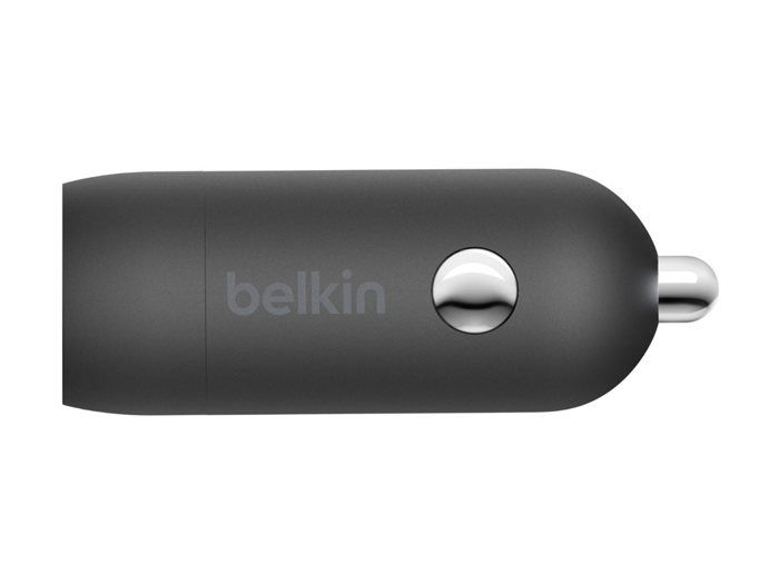 Belkin - adaptateur secteur pour voiture - 30 watt - 3 a - fast charge, power delivery 3.1 (usb-c 24 broches) - noirrechargez un