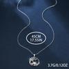 Lovely Bicolor Animal Necklace Elephant Pendant Necklace Gift From Daughter To Mother