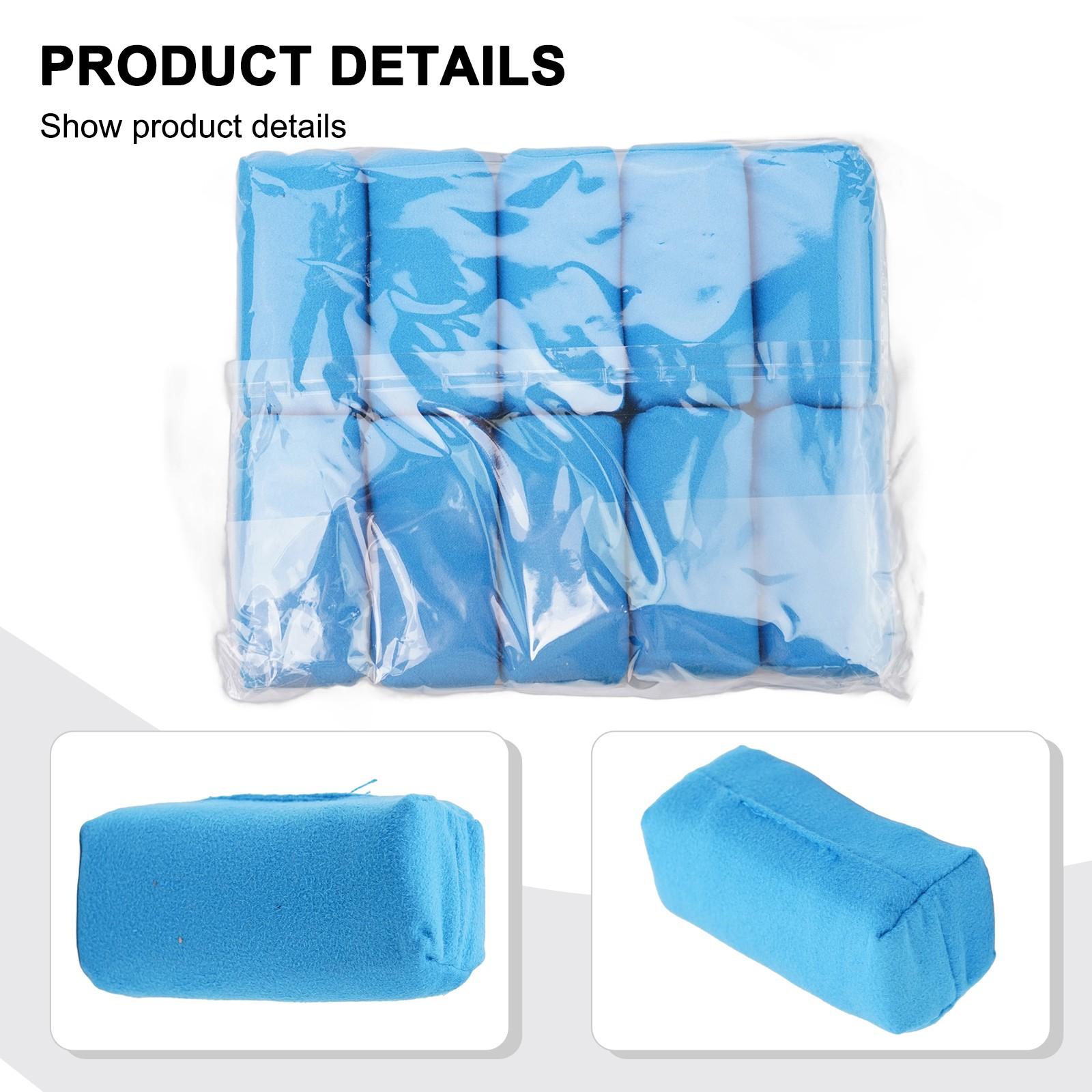 

Car/ceramic Cleaning Waxing Car Sponge Square 10PCS Blue