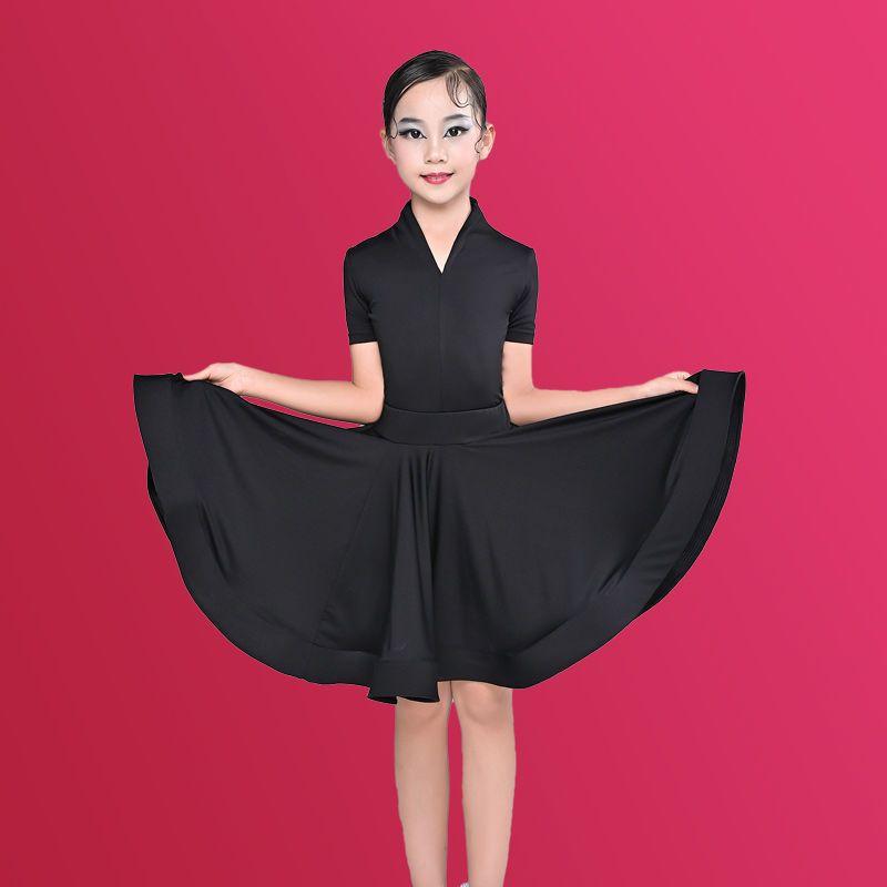 Girl Latin Dance Training Costume Children's Performance Costume Competition Regulations Latin Dance Dress