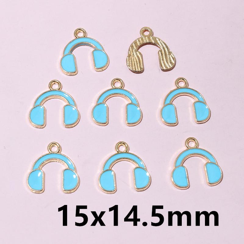 20pcs Enamel Charms Pendants Butterfly Flower Bow Mushroom Shape DIY Jewelry Making Accessories for Earrings Necklace Bracelets